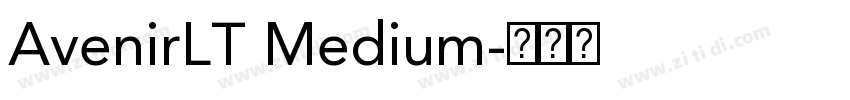 AvenirLT Medium字体转换
